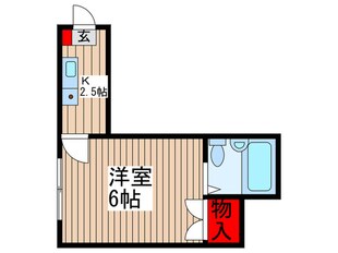 ロワ－ル　ウエスト２の物件間取画像